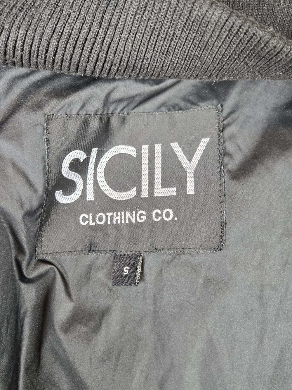 Sicily Clothing Black Fur Trim Long Puffer Coat S Y2K Goth Made in Canada - Picture 9 of 10